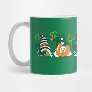 Lucky Irish Gnomes Lover Funny St Patricks Day Mug